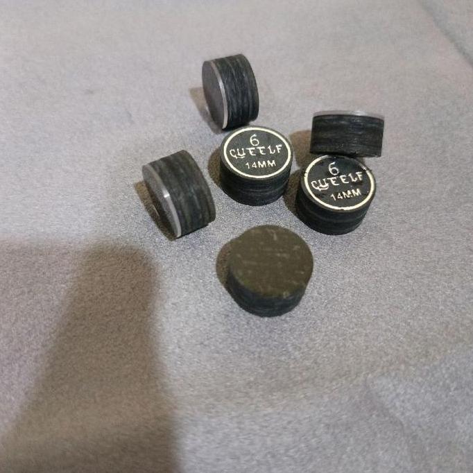 CUE ELF Cue Tip Play Billiard | Bahan Kulit Kerbau