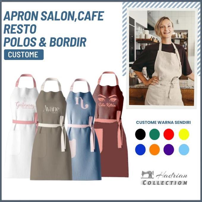 Celemek Apron Celemek Masak Celemek Salon Celemek Dapur Celemek Koki Celemek Barista