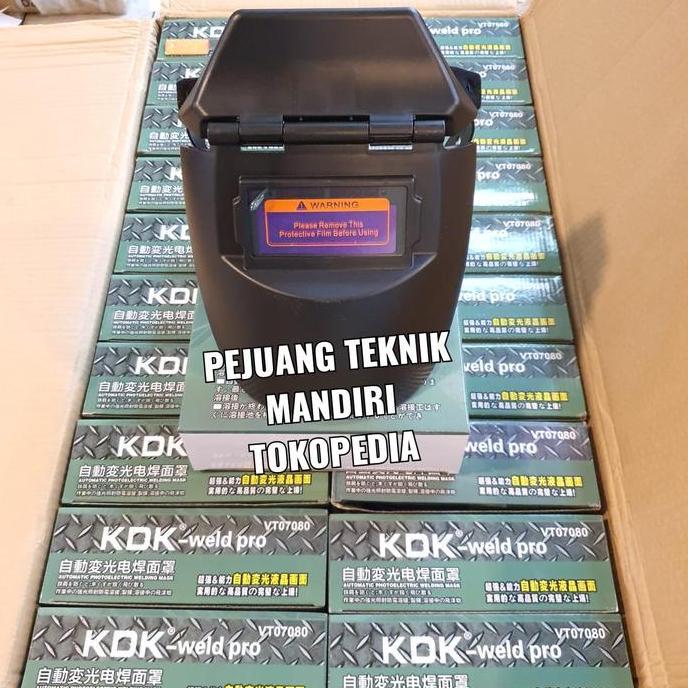 TOPENG LAS OTOMATIS KDK / KEDOK LAS AUTO KDK / HELM LAS OTOMATIS KDK
