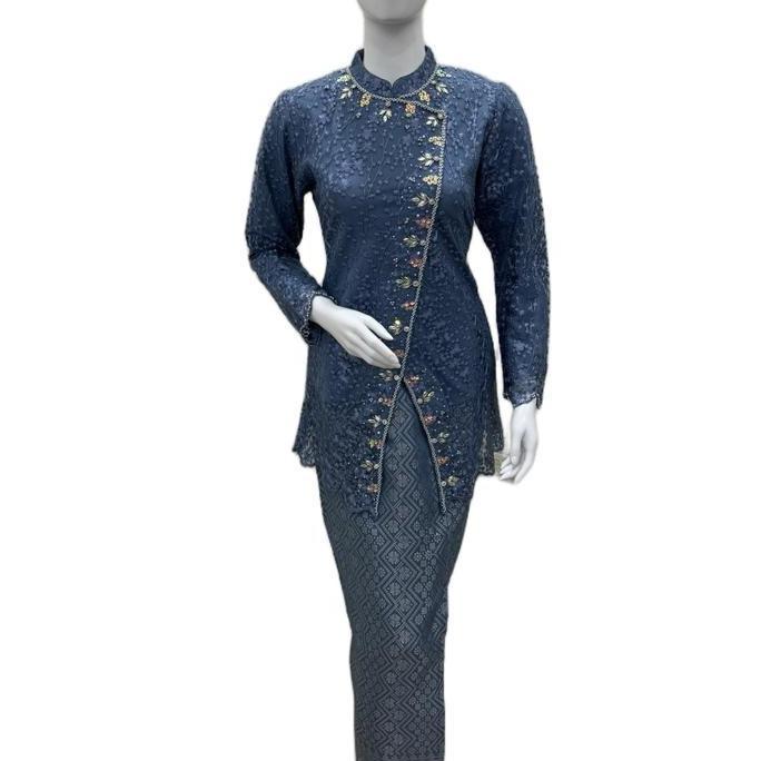 Kebaya Janggan 1 tile premium payet jahit tangan, baju kebaya wisuda,pesta nikahan