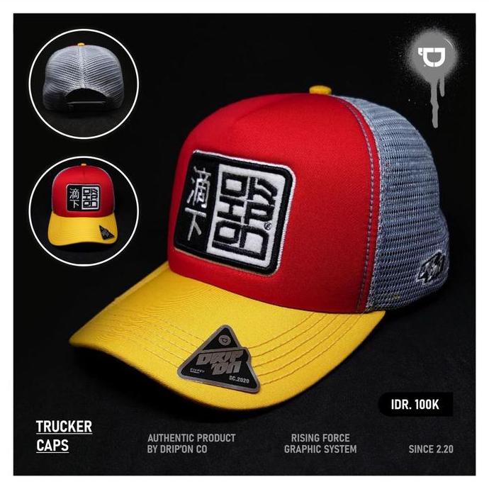 Trucker Topi Jaring Pria Dewasa Dripon SkatersProshop Dloozy Official DO33