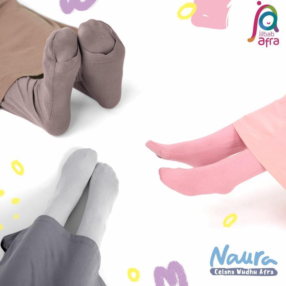 Celana Legging Wudhu Big Size Naura - Jilbab Afra ( Jilbab Arfa ) Celana Dalaman Gamis Bahan Kaos