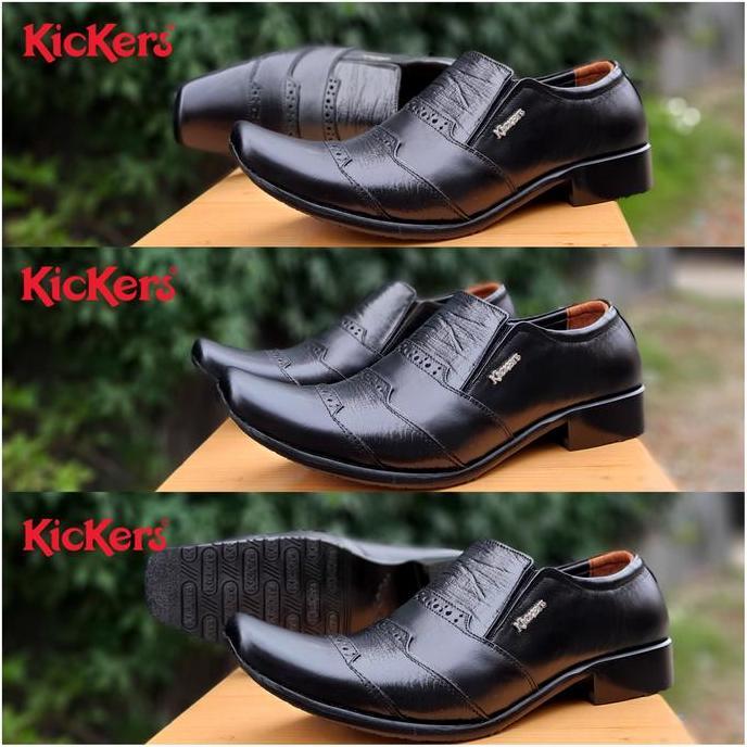 Sepatu kantor pria kulit asli sepatu pantofel kulit asli