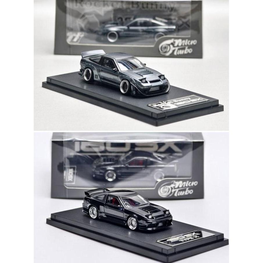 Micro Turbo Nissan 180SX Custom Type X Stance Snap On 6666 Pop Up Headlight Series Limited Edition M