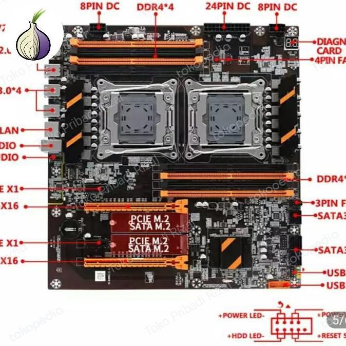 motherboard x99 DUAL Terlaris