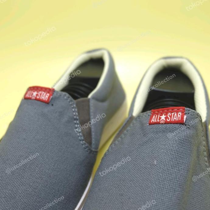 SEPATU CONVERSE ALL STAR SLIP ON ABU SLIP ON PRIA