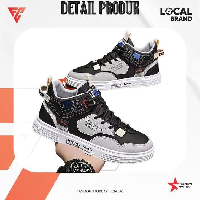 Sepatu Sneakers Pria Wanita Import Fashion Casual Shoes Premium Jumbo