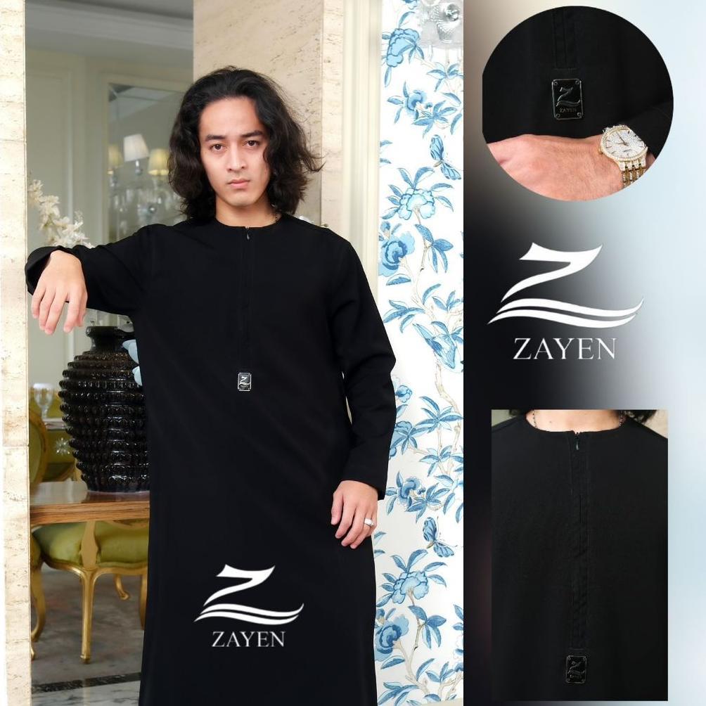 Discount Jubah Pria Gamis pria Selimfit jubah zayen hitam jubah pria muslim jubba model terbaru baju