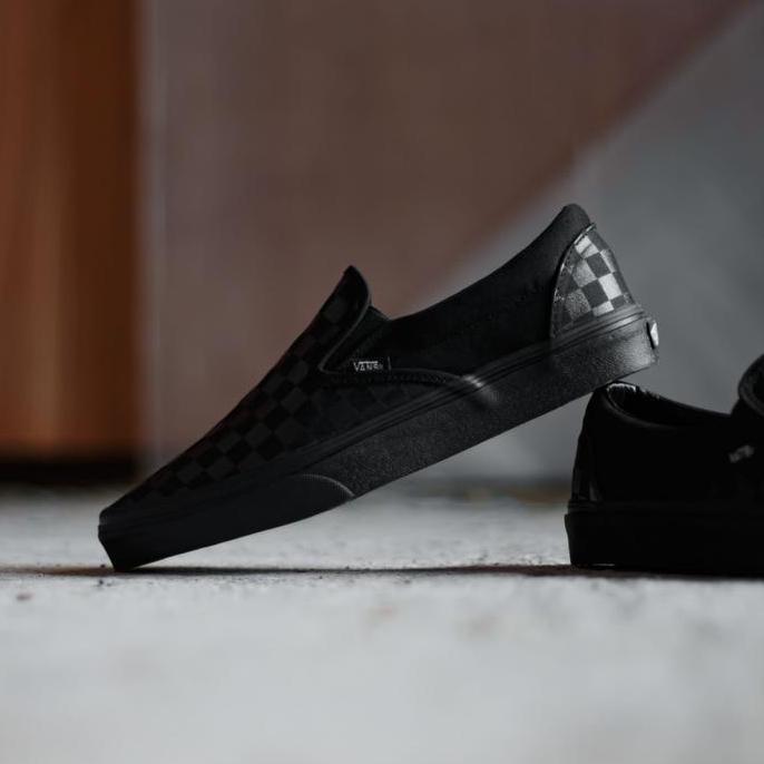 Vans Slip On Checkerboard Mono Black