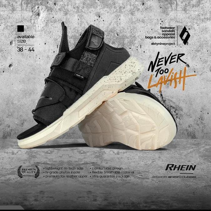 SIXTYNINE PROJECT x NEVERTOOLAVISH - RHEIN | Sandal Pria Wanita