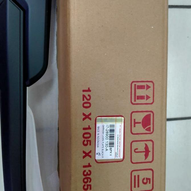 garnis linsence plat nomor belakang Isuzu panther original Terlaris