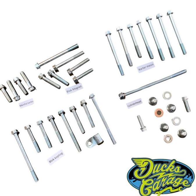 Baut Baud Mesin Set Honda Astrea Grand Astrea Star Astrea Prima Promo