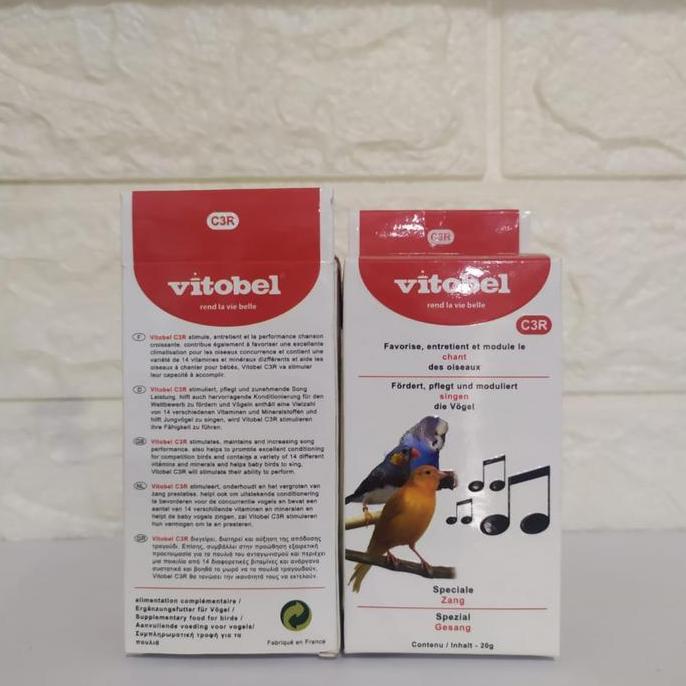 Tqs C3R Vitobel Vitamin Untuk Stamina & Suara Burung Kicau Love Bird Kenar