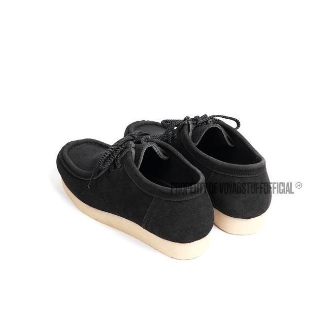 Voyagstuffofficial - Zayn Suede Black Boots Pria