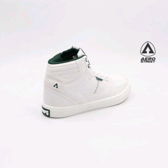 Sepatu aerostreet hoops hh putih sneakers casual pria wanita