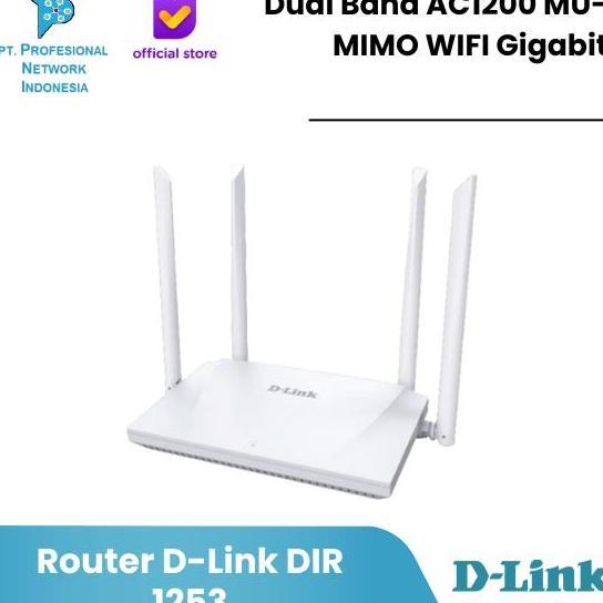 Dlink Dir1253 Ac1200 Mumimo Mesh Wireless Gabit Router