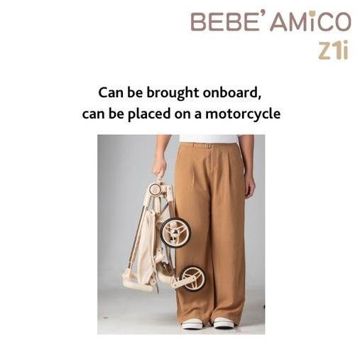 TERBARU BEBE AMICO Z1i Stroller / Lightweight Stroller / Cabin Size Stroller / Stroller Ringan Kabin