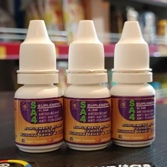 Tqs Vitamin Sa4 Suplemen Anti Bakteri Peradangan Burung Mura Kacer C Ijo