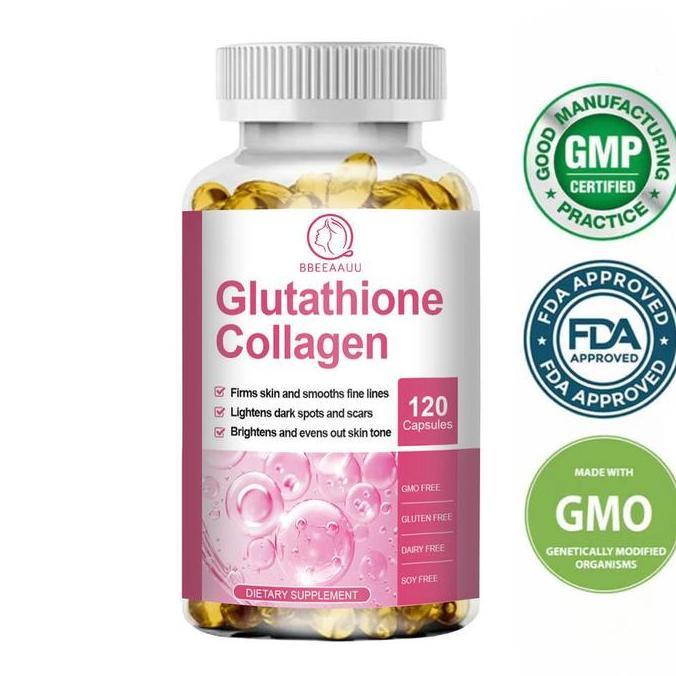 Banokilo_ecer - BBEEAAUU Glutathione Collagen Capsules Mengandung vitamin C untuk anti penuaan dan p
