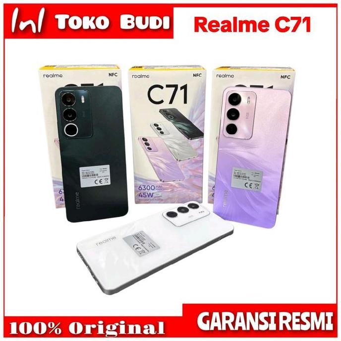 Realme C71 ( 4/128 6/128 8/128 ) Garansi Resmi Realme