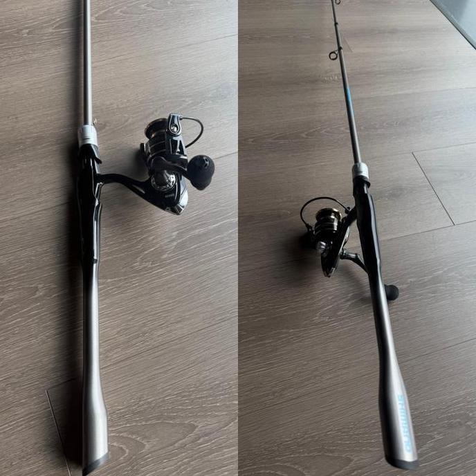 BANOKILO_ECER - LIVE 1SET SHIMANO SILVER, HARGA DISKON TERTINGGI REEL PANCING SHIMANO NEW ROD1.65M/1
