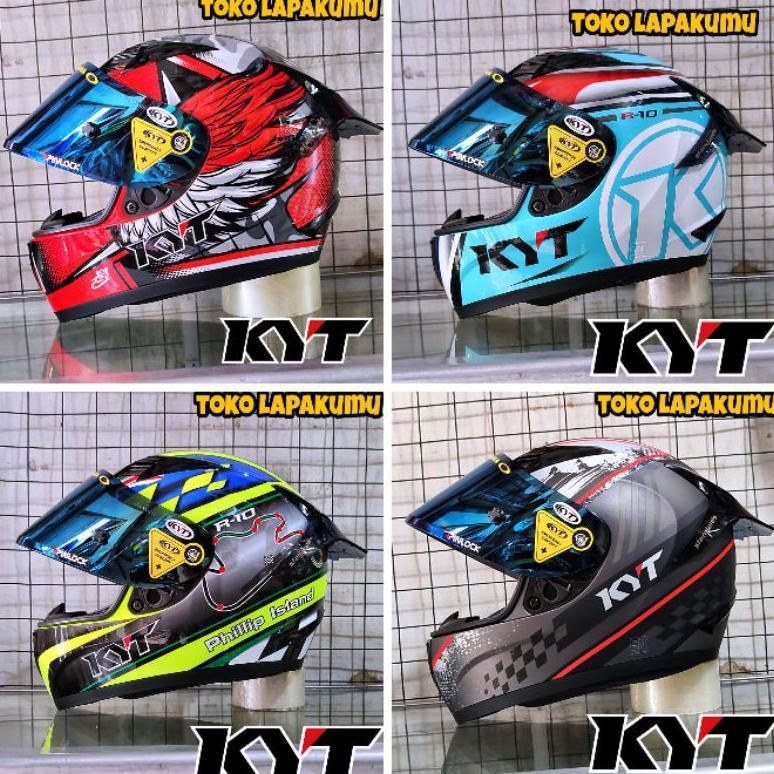 Helm KYT R10 Modif _Kyt R10 Paket Ganteng Seri 3