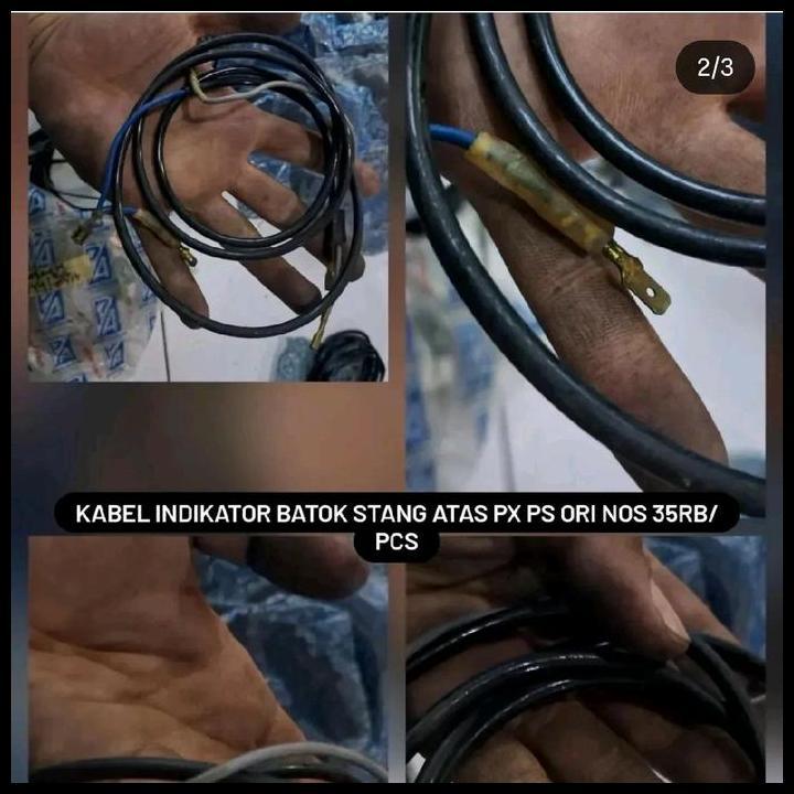 HOT DEAL KABEL INDIKATOR BATOK ATAS STANG VESPA PX PS ORI NOS PIAGGIO CAKEP 