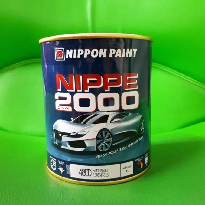 NIPPE 2000 Cat Duco - Warna 480D (Hitam Doff / Matt Black)