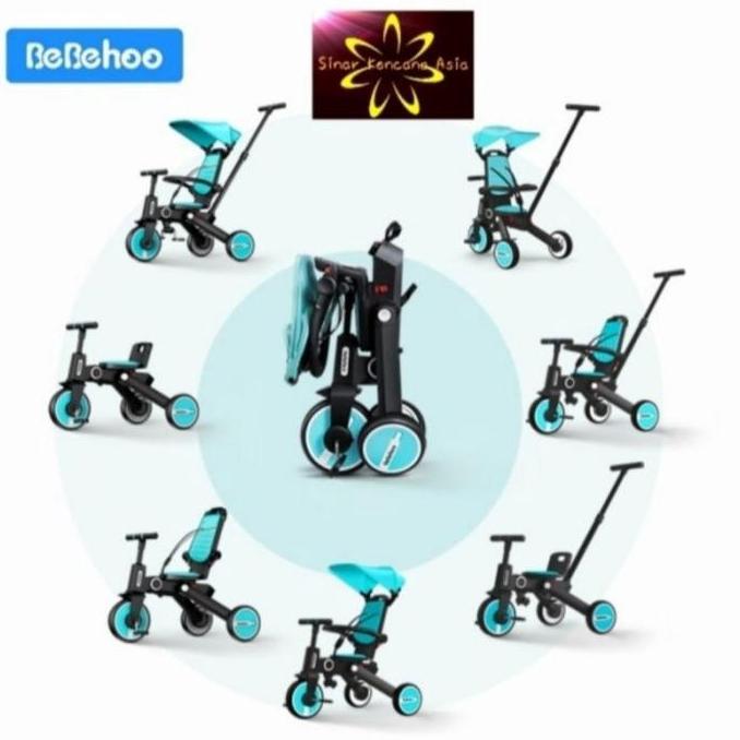 Ready Bebehoo Stroller 7 in 1 Sepeda Bayi Lipat/Folding Trycycle -PRO Trike