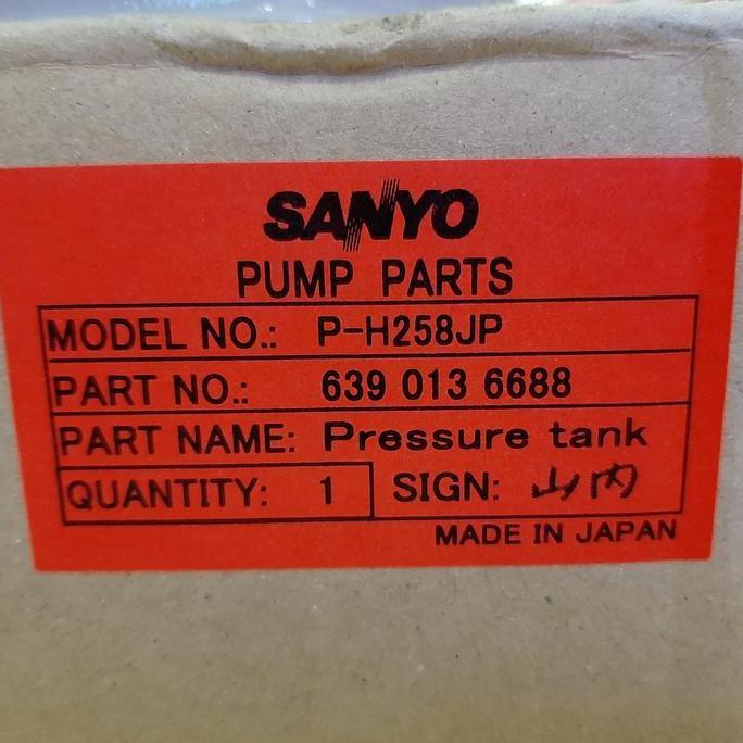Ready Tabung Tangki Pompa Air Sanyo PH258JP Pompa Sanyo 250watt made in Japan Asli
