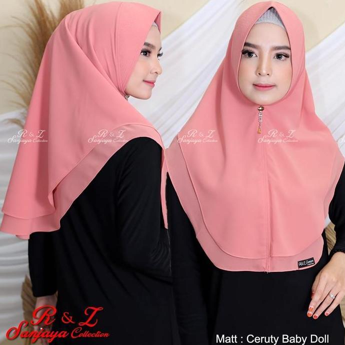 KHIMAR CERUTY 2 LAYER OVAL MINI/KHIMAR SABRINA 2 LAYER/KERUDUNG SABRINA 2 LAYER OVAL MINI/HIJAB INST