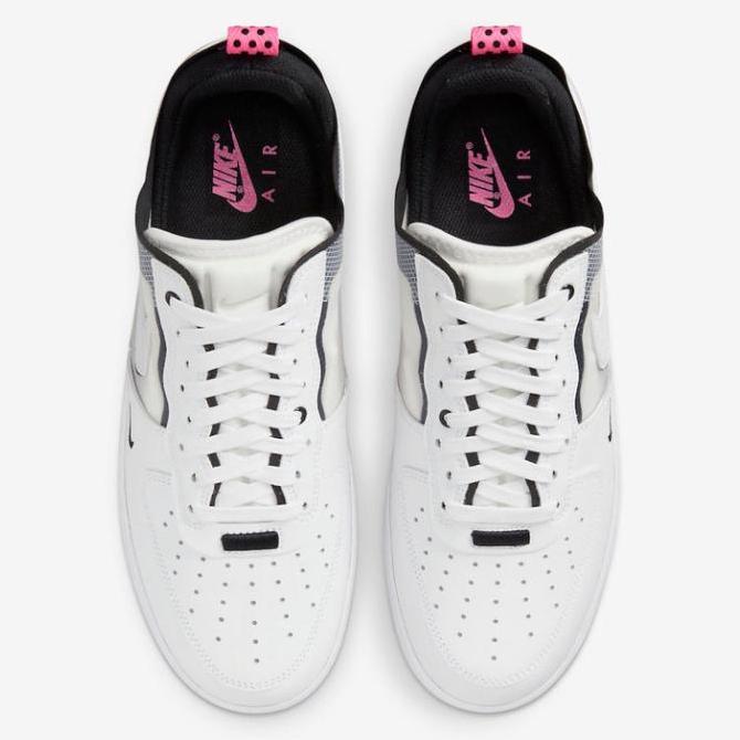 Sneakers Nike Air Force 1 Low React White Black Pink Spell