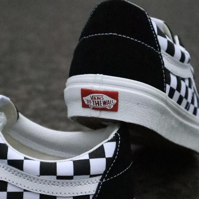 Vans sk8 low checkerboard black white (Resmi PT NAVYA)