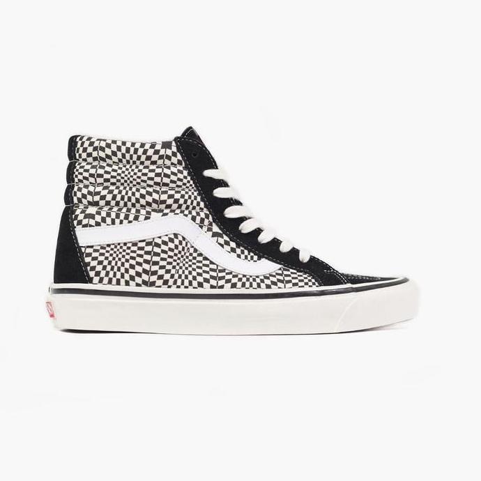 Vans Sk8-Hi 38 DX Anaheim OG Wrap Check Black/White