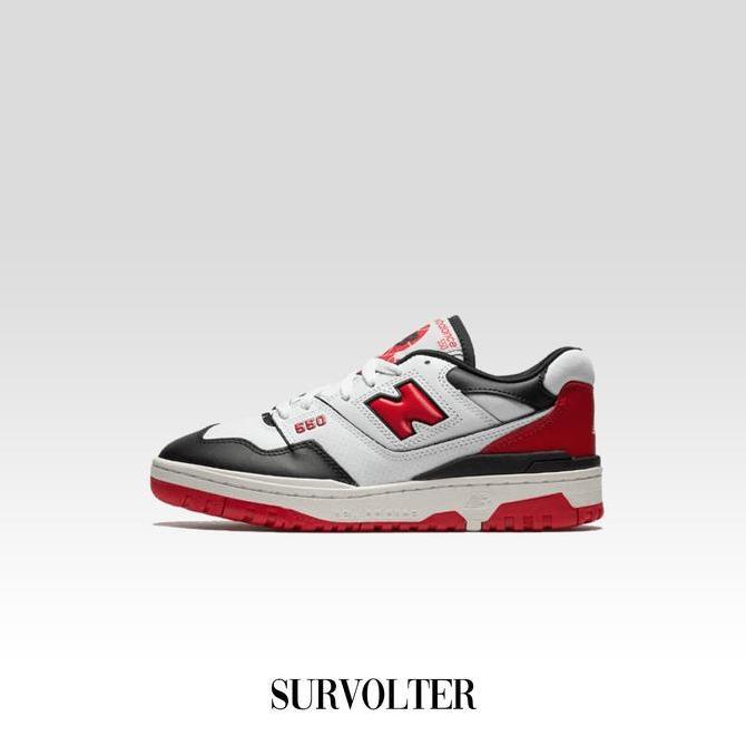 NEW BALANCE 550 WHITE RED BLACK