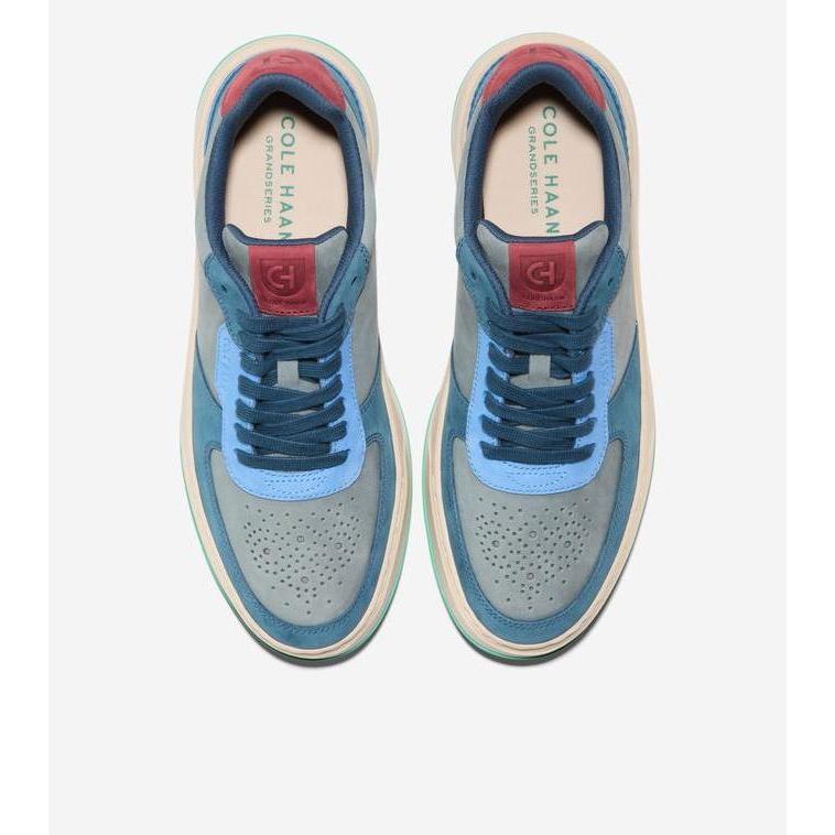 Cole Haan Men Grandpro Crossover Sneaker - Sepatu Pria (Gray)