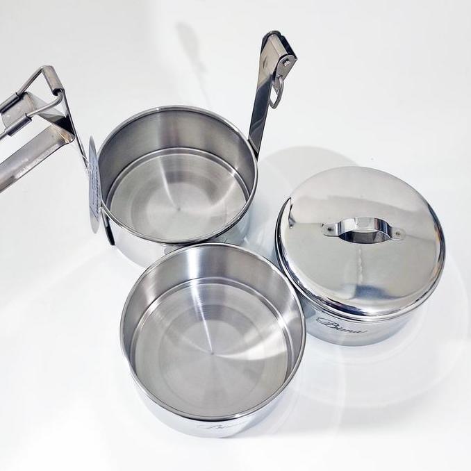 Ready Rantang BIMA 3 Susun 13 CM Stainless Steel SUS 304