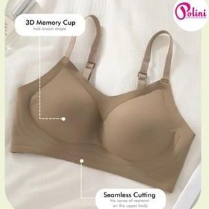 POLINI - Seamless Bra Wanita Tanpa Kawat Sport Bra Push Up High Quality 622