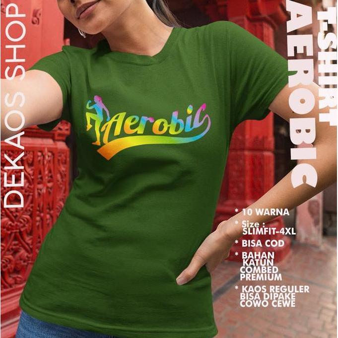 BAJU SENAM WANITA AEROBIC / KAOS AEROBIC WANITA / BAJU SENAM JUMBO / BAJU AEROBIC WANITA / KAOS SENA