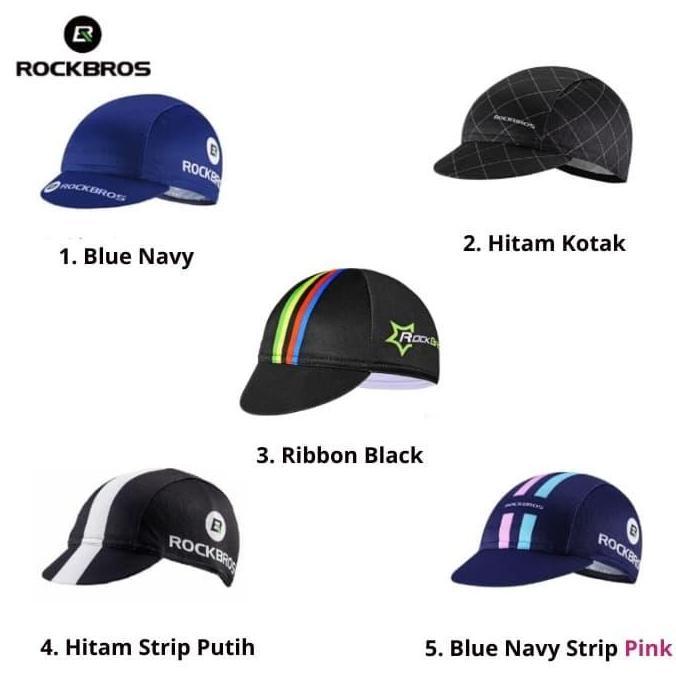 Topi Sepeda Import Rockbros Cycling Caps MTB Sepeda Lipat Premium