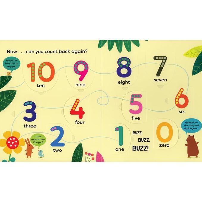Kidnedu Usborne Lift-the-flap Count to ten