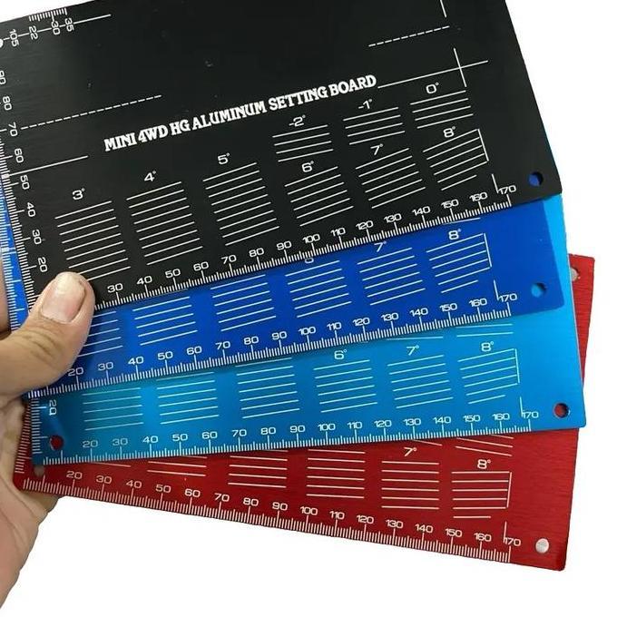 REP TAMIYA MINI 4WD ALUMINUM SETTING BOARD ( PAPAN SETTING )