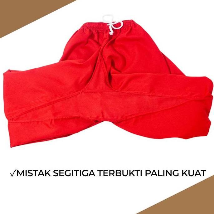 CELANA SILAT MERAH DRILL / CELANA GASMI / KOMRANG SILAT / KOMPRANG GASMI / CELANA SILAT Sport
