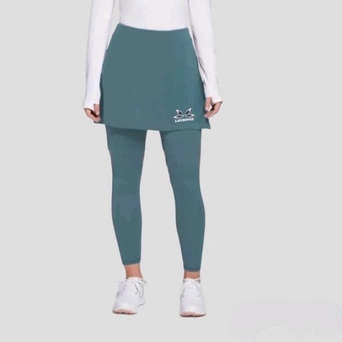 Legging rok Senam Legging Rok Logo  Bhan spandek Adem Lembut Nyaman  Semua ukuran Ada regular rok po