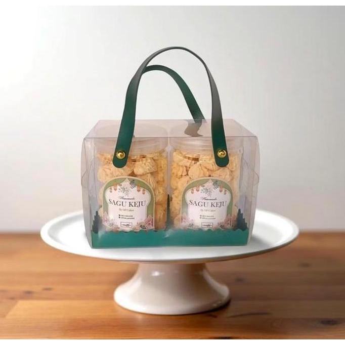 Box Mika Tali Hijau / Mika Hampers Lebaran / Packaging Lebaran