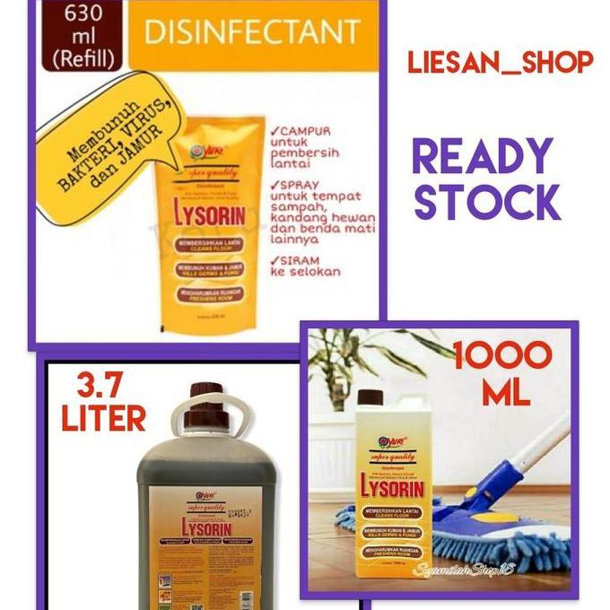 Ready lysorin desinfektan 1000 ml murah