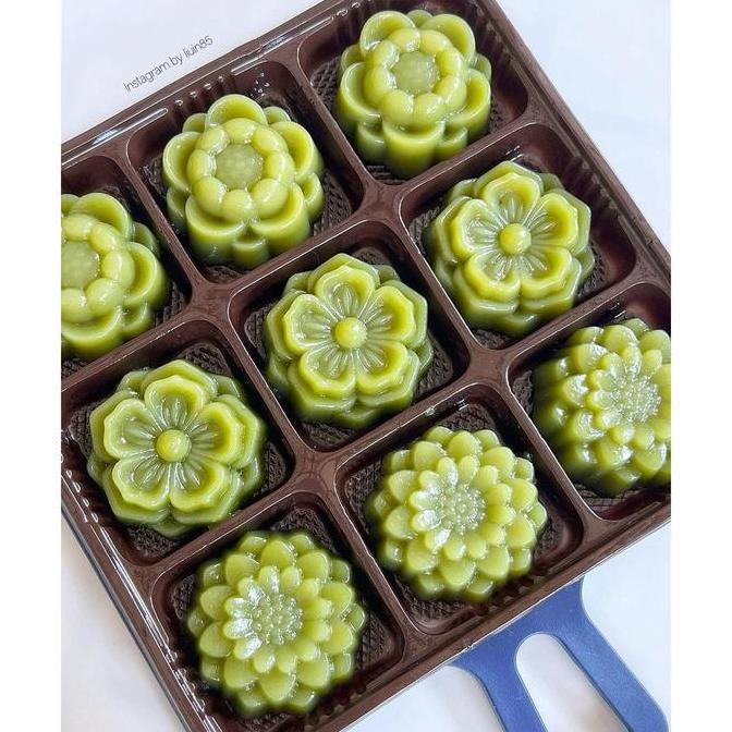 Mika Tray + Tutup Sekat 9 / Mika Kemasan Puding Mini / Box Pudding Sekat