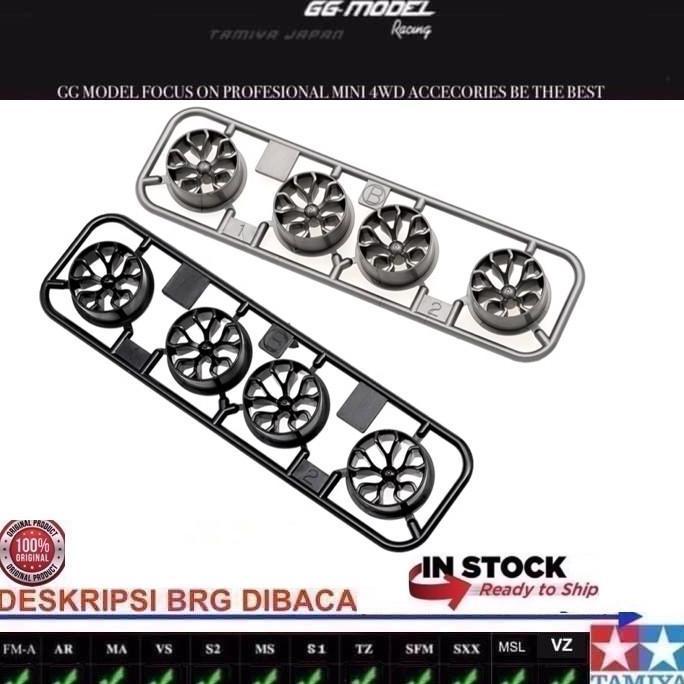 TAMIYA LOW PROFILES WHEEL SET Y SPOKE / PELEK Y SPOKE (MEDIUM)