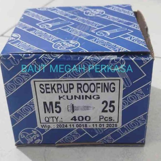 Sekrup Roofing Halus 12x25 (2,5 cm) [1 dus = 400 PCS]