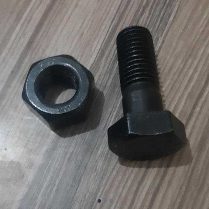 mur baut HTB A325 ASTM 5/8"3"/HEX BOLT a325+Nut 2H kunci 27